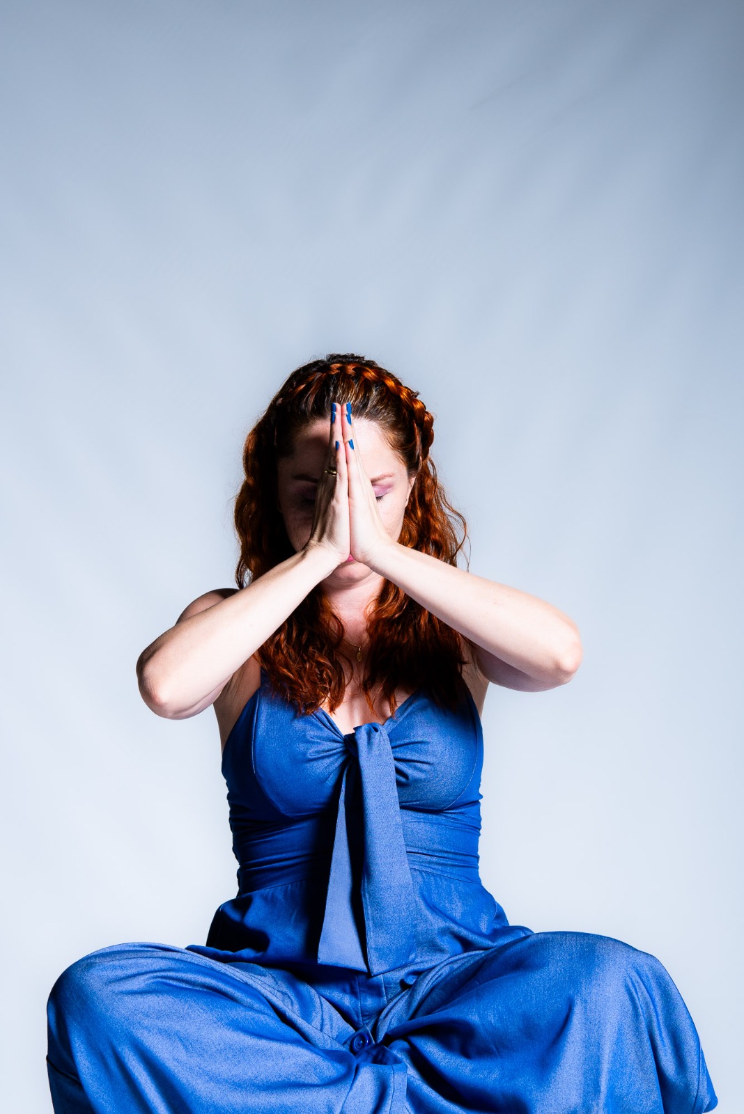 Jennifer en meditación